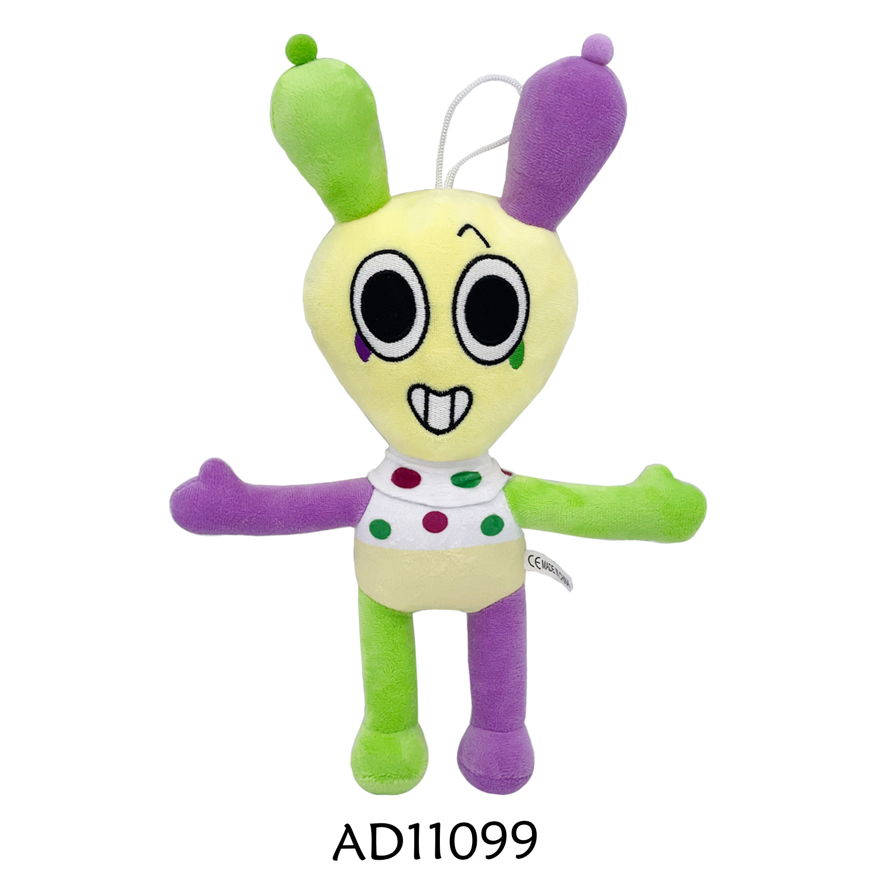33cm 99g dandy world-purple green rabbit-single compression