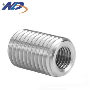 NLD Custom 303 Paso de acero inoxidable 1,5mm 1mm Buje de manga Inserto autorroscante externo para madera