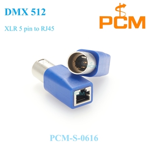 Convertidor DMX512 XLR a Ethernet, adaptador macho XLR de 3/5 pines a adaptador de red RJ45 CAT5E, para sistema de iluminación DMX512 - Product Image 2
