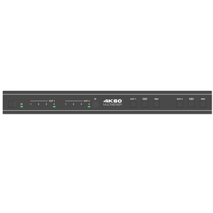 4K60 4x2 HDMI Multiviewer Seamless UHD Video Matrix Switcher Sin comprimir hasta 8 modos de visualización para sistema de cine en casa