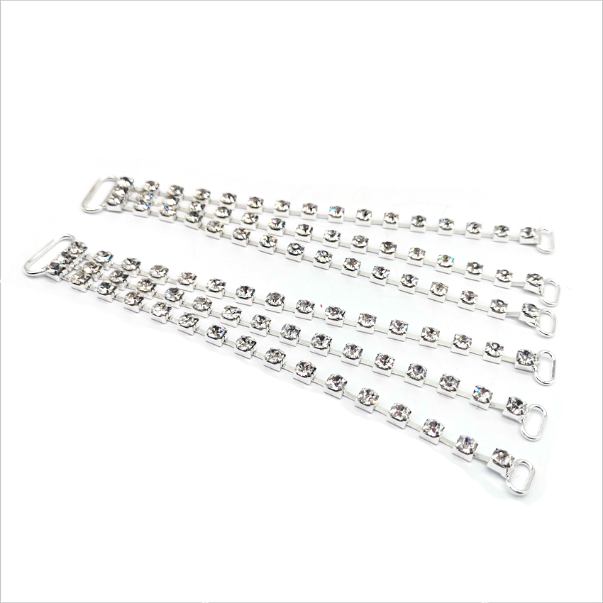 Sliver plating with clear stone