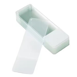 Diapositivas de microscopio de vidrio de laboratorio personalizables OEM 100 piezas con cubierta de vidrio para uso médico - Product Image 5