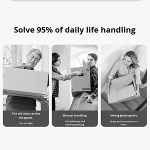 Nhỏ Trọng lượng nhẹ di động gấp xe đẩy OEM Sụp Đổ hộ gia đình mang Trailer cho mua sắm hàng tạp hóa gian hàng van nền tảng - Product Image 6