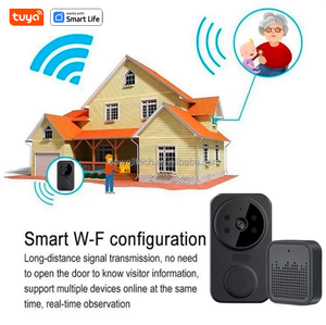 Timbre inteligente Tuya, intercomunicador bidireccional, visión nocturna infrarroja, monitoreo remoto, sistema de seguridad, timbre de puerta con vídeo Wifi - Product Image 2