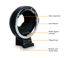 CM-AEF-MFT Commlite Electronic Aperture Control AFレンズマウントアダプター (EFレンズからM4/3カメラへ)