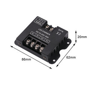 Alta calidad Pwm Dimmer 30A 23 teclas Rf interruptor de atenuación remoto 12V 24V controlador de atenuación Led para luces de neón - Product Image 5
