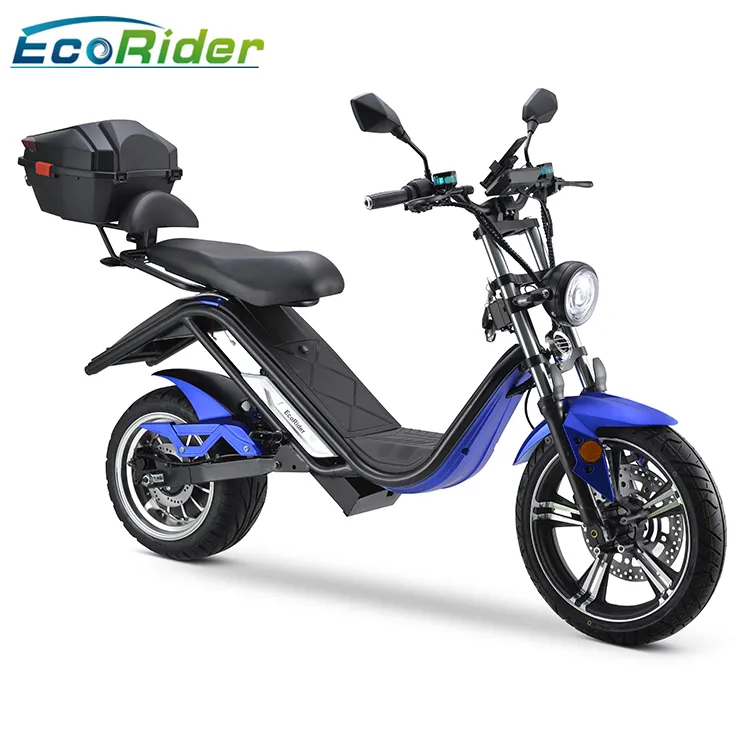 Электрический скутер Citycoco для взрослых с бесщеточным Мотором, 60 В, 30 А · ч, 3000 Вт, склад в Европе