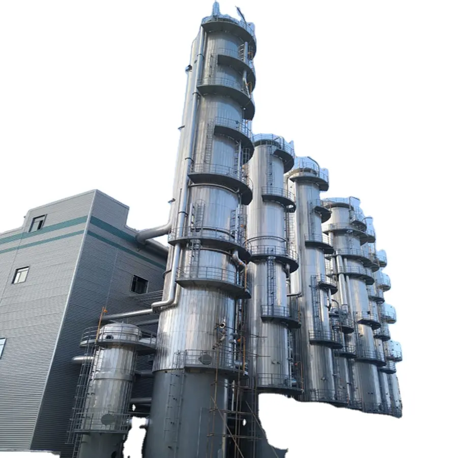 Linea di produzione dell'etanolo dell'impianto di produzione della macchina di distillazione di fermentazione dell'alcool di piccola capacità 95%-99.9% della fabbrica di Shanghai
