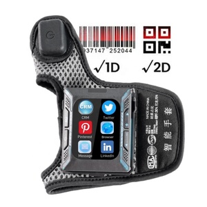 Data Visible Android 10 High Speed Mini Portable Mobile <strong>Computer</strong> 1D 2D <strong>QR</strong> <strong>Code</strong> <strong>Reader</strong> Wearable Bluetooth Barcode Scanner - Product Image 1