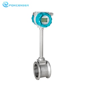 Pokcenser Oem High Accuracy 4-20ma <strong>Pulse</strong> <strong>Output</strong> vortex Ammonia Nitrogen Gas air Flow Meter - Product Image 3