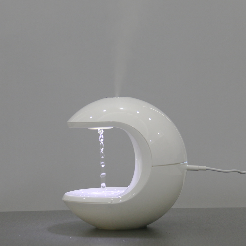 Anti-gravity humidifier white