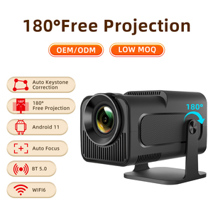 Destek 4K HY300 Pro HY320 Mini düşük adedi OEM/ODM taşınabilir projektör LED Proyector Mini projektör akıllı Android taşınabilir projektör 4K - Product Image 5