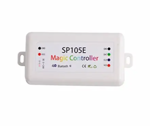 SP105E LED Controller Arbeits spannung DC5V-24V Bluetooth LED Controller RGB Dream Color Streifen Licht Anwendung Smart Controller