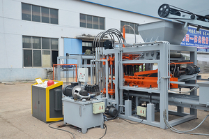 Máquina de fabricación de bloques de ladrillo de ceniza de cemento de hormigón hueco sólido, pavimentadora hidráulica de color completamente automática, bloque de interbloqueo de 2, 0 - Product Image 5