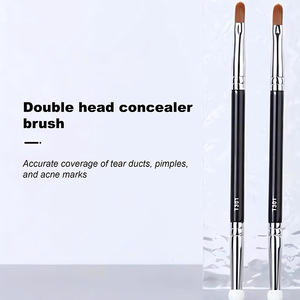Büyük depolama 2 In 1 çift işlevsellik kozmetik aracı rahat cilt dostu acemi dostu makyaj fırçası Lady için - Product Image 2