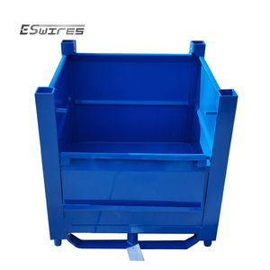 Q235 Contenedor de almacenamiento de metal duradero Caja de almacenamiento industrial apilable Contenedores de metal personalizados Contenedor apilable de metal a granel - Product Image 2
