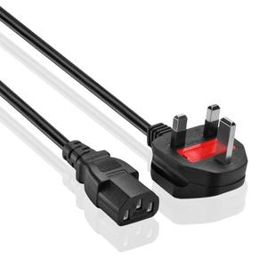 14 16 18AWG 1M 1.2M 1.8M 2M 5M C5 C7 C13 İngiltere 3 Pin prong AC güç kablosu PVC madencilik için - Product Image 4