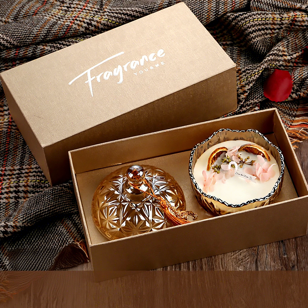 Caja de regalo de aromaterapia con rumeng lechoso