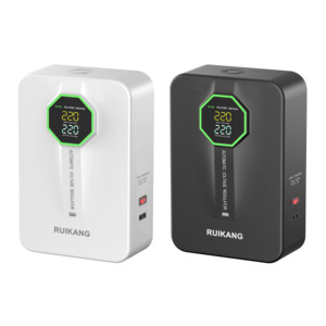Ticari aydınlatma AC akım için TimeDelay ile 220V AutoAdjust LCD gerilim sabitleyici duvara monte tek fazlı röle kontrolü - Product Image 1