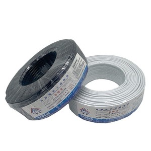 Saf bakır düz kılıflı tel RVVB 2 çekirdek 0.3-1.5 kare ev güç yumuşak kablo ile PVC yalıtım - Product Image 6