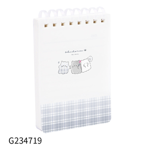 Cuaderno de notas de papel A7 de dibujos animados coloridos creativos de gran venta para regalo Obakenu fantasma gato Bloc de notas adhesivas para niños