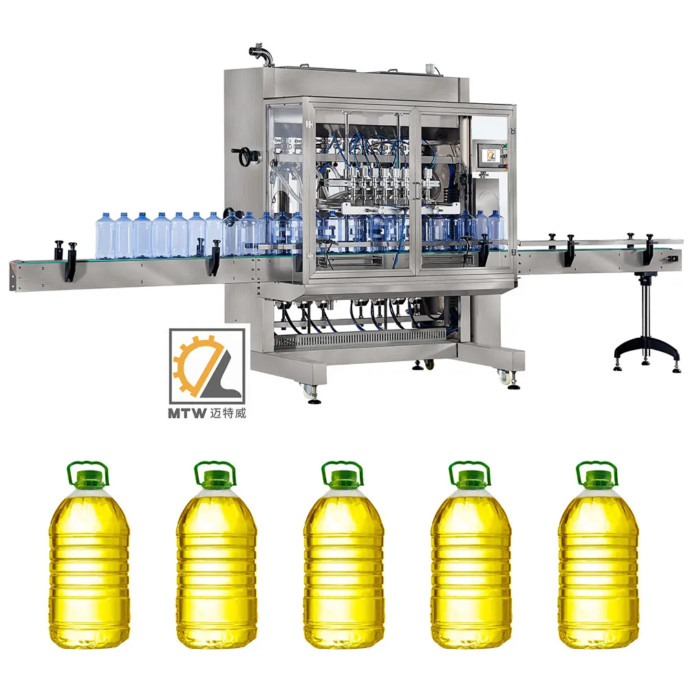 MTW machine automatique de remplissage et de capsulage d'huile de cuisson, machine de remplissage d'huile liquide, machine de scellage de remplissage d'huile de palme