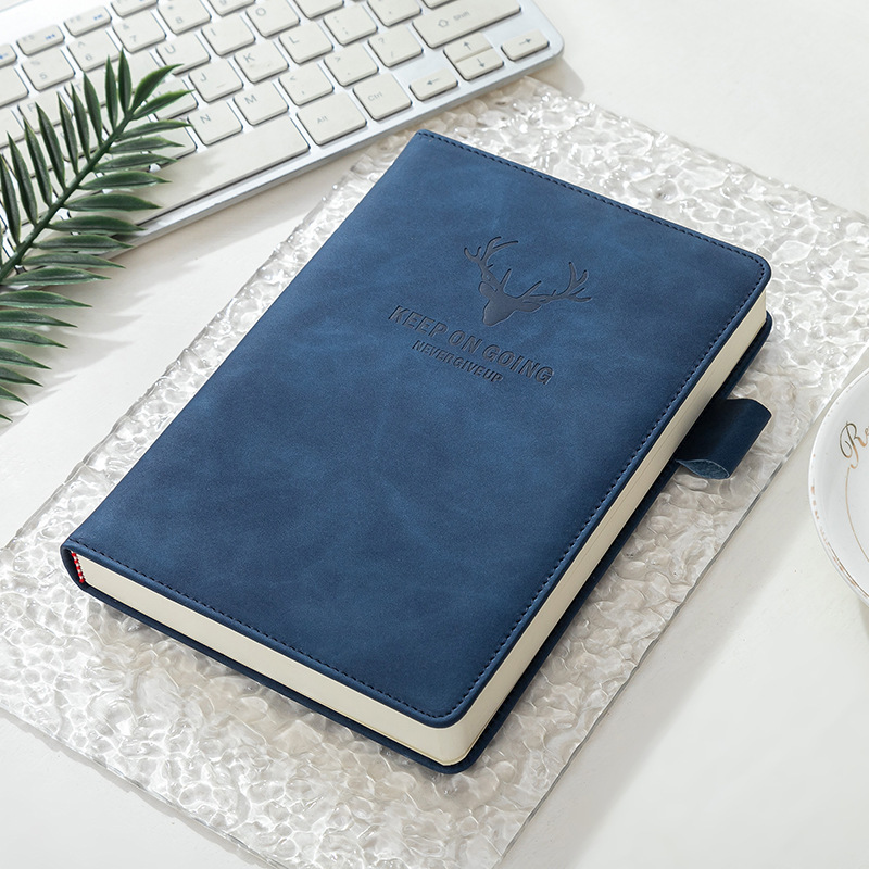 Couverture rigide bleue