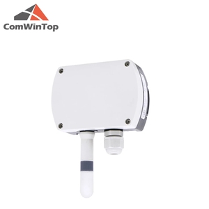 Sensor transmisor de humedad y temperatura del aire RS485 de 4-20mA, montado en la pared, con pantalla de instalación de pista - Product Image 2