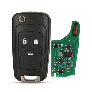 Fob chiave a 3 pulsanti per auto telecomando 433MHz ID46 chiavi del veicolo per Opel vaukhall Astra J Corsa E Insignia Zafira C