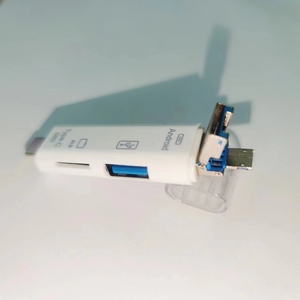 适用于安卓笔记本电脑坞站OTG C型适配器的OTG读卡器5合1 USB2.0 C型USB微型USB标清/TF存储卡读卡器 - Product Image 5