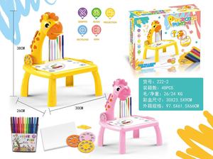 音と光の落書きライティングボード描画おもちゃと子供の投影描画テーブル漫画 - Product Image 6