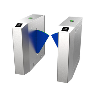 Custom <strong>Entry</strong> and Exit Access Control Management Flap Barrier Gate Turnstile Frp/grp Flap Barrier Gate - Product Image 4