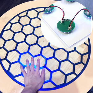 DC24V Smart DIY Touch-Sensitive River Table <strong>Lighting</strong> Module Circuit Board <strong>Controller</strong> PCBA Blue Light Technology Program <strong>Sensor</strong>