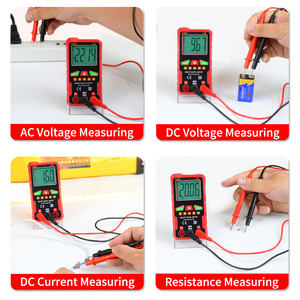 Mini 4000 zählt Auto-Range Smart DMM Digital Multimeter Multi Tester Meter mit 2,0 "Hintergrund beleuchtung LCD-Anzeige