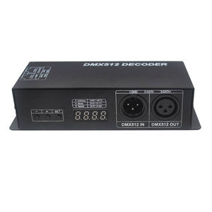 High Quality 16A 4Channels <strong>Dmx</strong> <strong>Controller</strong> <strong>PWM</strong> Control Signal Digital Display DMX512 Decoder - Product Image 2