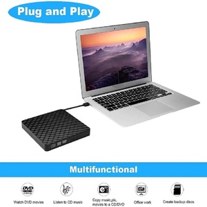 新型多功能USB 2.0/3.0 DVD刻录机卡槽读卡器扩展光驱笔记本电脑DVD RW驱动器支持 - Product Image 2