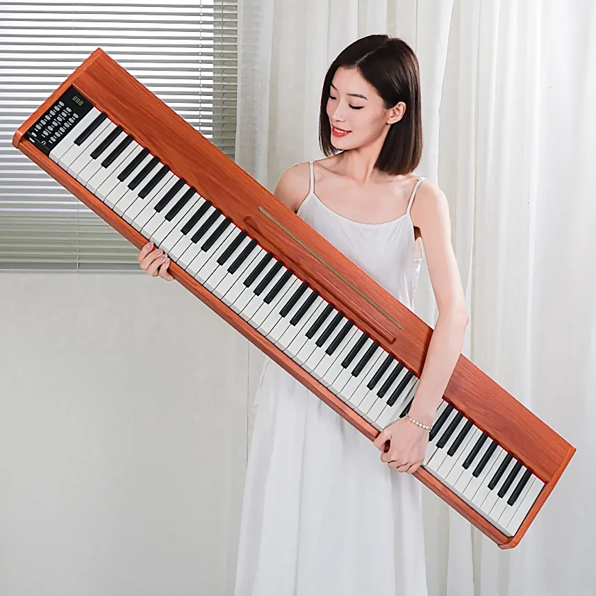 Made in China Simulation Holz Digital piano 88 Tasten Klavier MIDI und berührungs empfindliche Tasten Klavier zum Verkauf