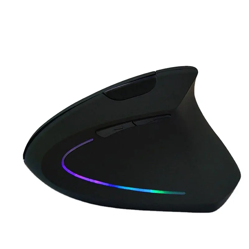 Grosir Mouse vertikal ergonomis, aksesori komputer 2.4G nirkabel Kreatif kantor Anti Mouse tangan 6D