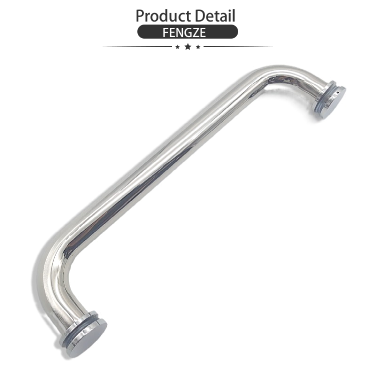 High Quality Suppliers Stainless Steel Pull Glass Door Handle Commercial Glass Door Pull Handles