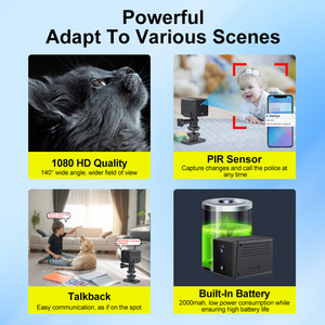 WD21 WIFI 4G Low Power Battery Mini <strong>Camera</strong> With PIR Human Detection Indoor <strong>Camera</strong> Two-Way Audio Security <strong>Camera</strong> - Product Image 4