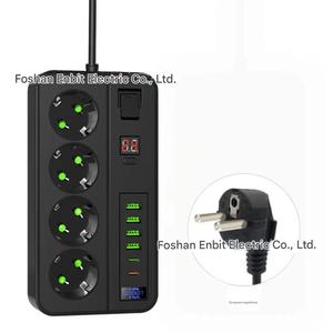 Enchufe multifuncional Estándar europeo Enchufe de apagado temporizado inteligente 4 enchufes USB - Product Image 5