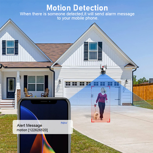 Sistema de cámara de seguridad CCTV con Zoom óptico, cámara de red IP PTZ de doble lente, WIFI - Product Image 5