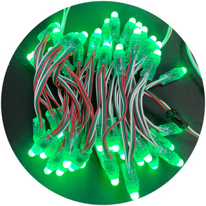 DC5V DC24Vフルカラー弾丸マジックRGBプログラミング屋外クリスマス12mm WS2811 LEDピクセルIP68デジタルRGB LEDピクセルライト - Product Image 3