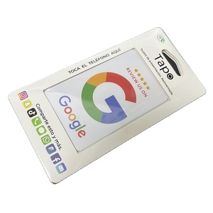 2025 Smart Read Write URL Writable Custom QR Code 5 Stars Comments Google Review Tap Nfc Pvc Card - Product Image 1