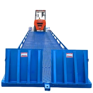 8 Tons Load Capacity Movable Ramp Bridge Home Use Retail Friendly <strong>Container</strong> <strong>Loading</strong> Unloading Platform Forklift Platform - Product Image 1