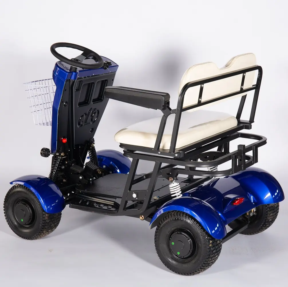2024 giá rẻ 2 hành khách New-Wheel Mini Golf Cart Xe máy điện tốc độ thấp hơn