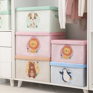 Đáng Yêu Của Trẻ Em Phòng Ngủ Lưu Trữ Đồ Chơi Quần Áo Giày Tổ Chức Hộp Trẻ Em Đồ Chơi Lưu Trữ Cube Lưu Trữ Hộp - Product Image 1