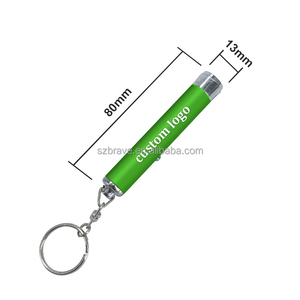LED Mini Light Stick mit Schlüssel anhänger Laser Pointer Mini Schlüssel bund Metall projektion Schlüssel bund Projektions muster Licht - Product Image 6