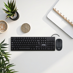 2.4GHz <strong>Computer</strong> Desktop Basic <strong>Keyboard</strong> <strong>Mouse</strong> Combo 104 Keys RGB Backlit LED Optical Tracking USB Connect Office <strong>Mouse</strong> - Product Image 2