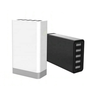 Sıcak satış 5-Port hızlı şarj 5V 6A 8A USB şarj aleti adaptörü 1.6 metre güç kablosu abd ab İngiltere AU 40W çıkış gücü OTP koruma - Product Image 3